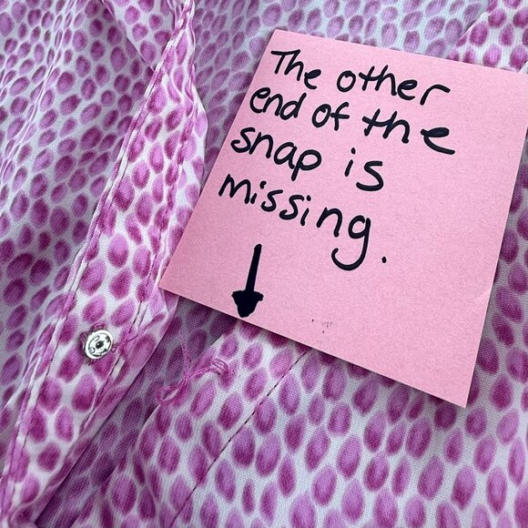 Bar III Romper Shorts Medium Polyester Fuschia Lightweight Relaxed Fit - Picture 6 of 14